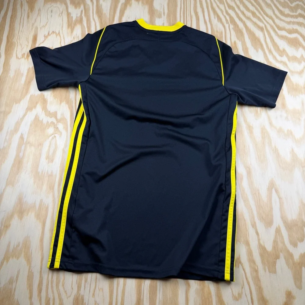 Adidas New Mexico United Meow Wolf Soccer Jersey Mens Small Black Yellow USL